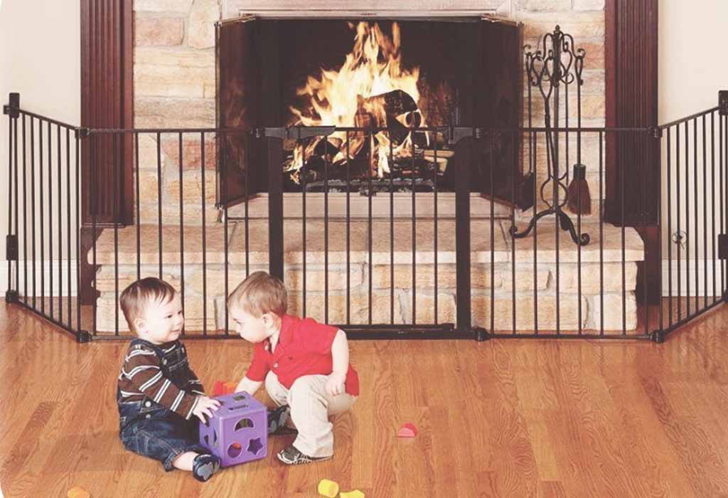 Baby proof fireplace